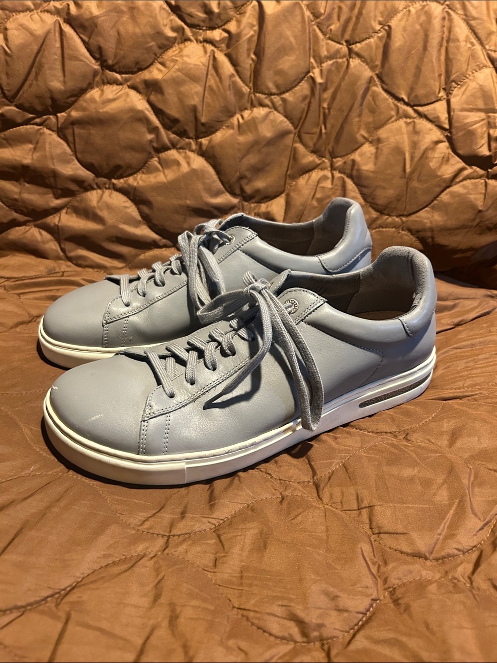 Birkenstock Men's Low-Top Sneakers in Light Gray